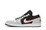 Air Jordan 1 Low ‘Black Grey Pink’ 553558-062 Wabasta store