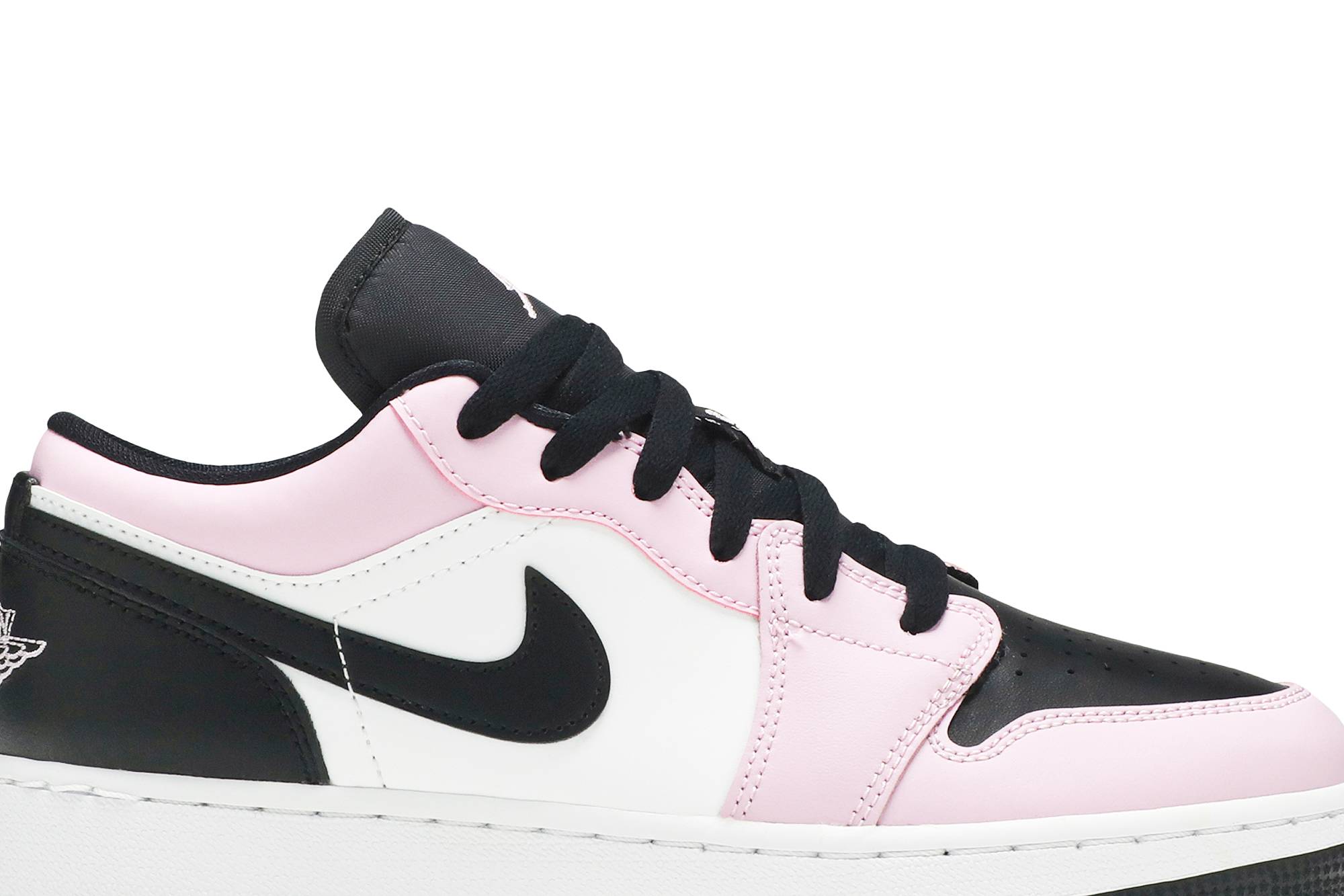 (Grade School) Air Jordan 1 Low Light Arctic Pink 554723-601 Skidge - immagine 2