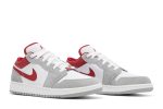 Air Jordan 1 Low SE ‘Light Smoke Grey Gym Red’ DM0589-016 Wabasta store