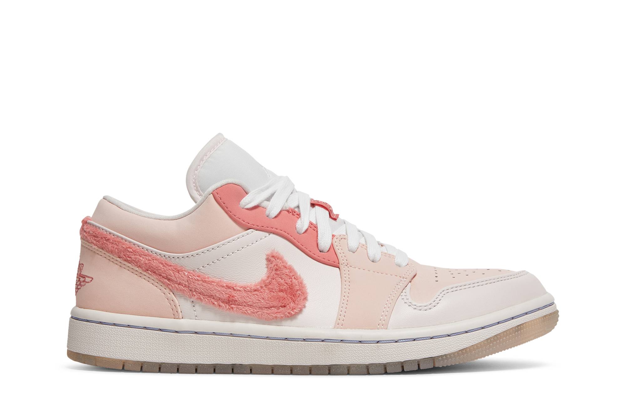 (Women) Air Jordan 1 Low SE Mighty Swooshers Pink DM5443-666 Nicesnk