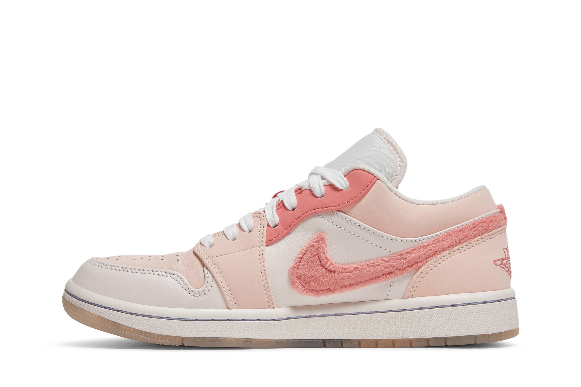 (Women) Air Jordan 1 Low SE Mighty Swooshers Pink DM5443-666 Nicesnk - Image 3