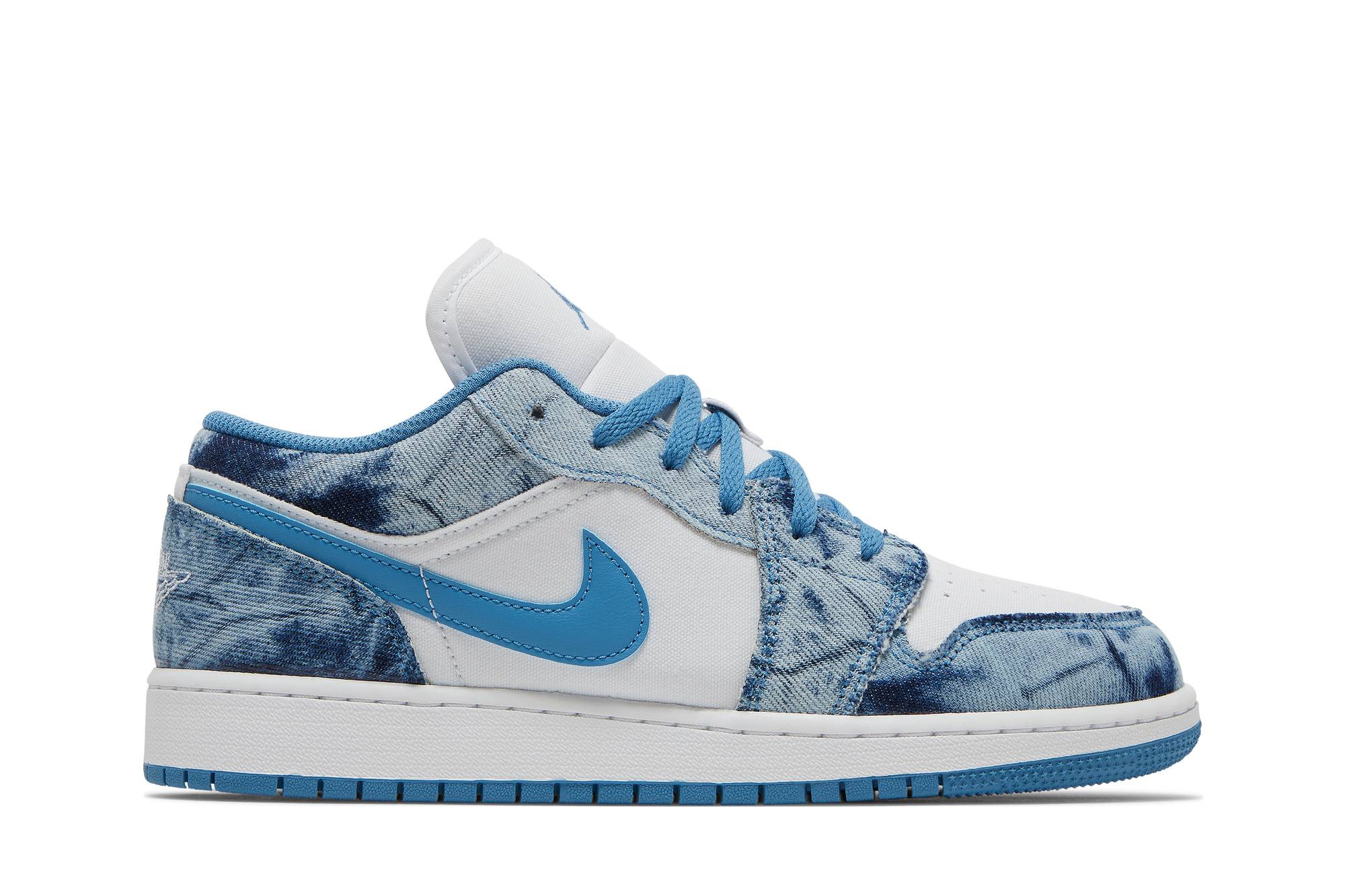 (Grade School) Air Jordan 1 Low 'Washed Denim' DM8947-100