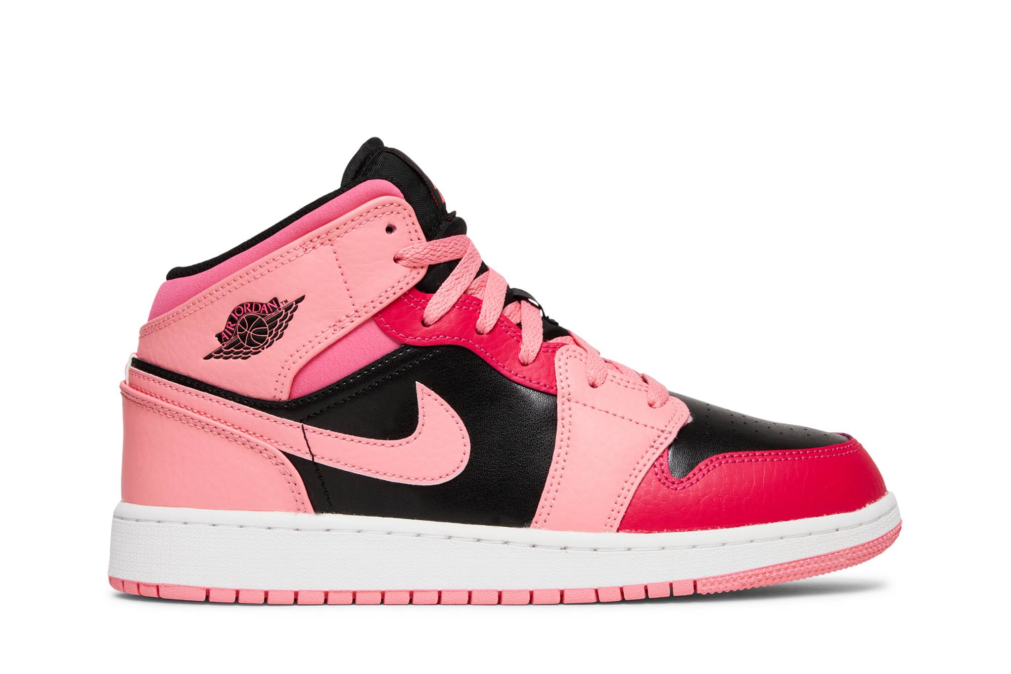 (Grade School) Air Jordan 1 Mid 'Coral Chalk' 554725-662