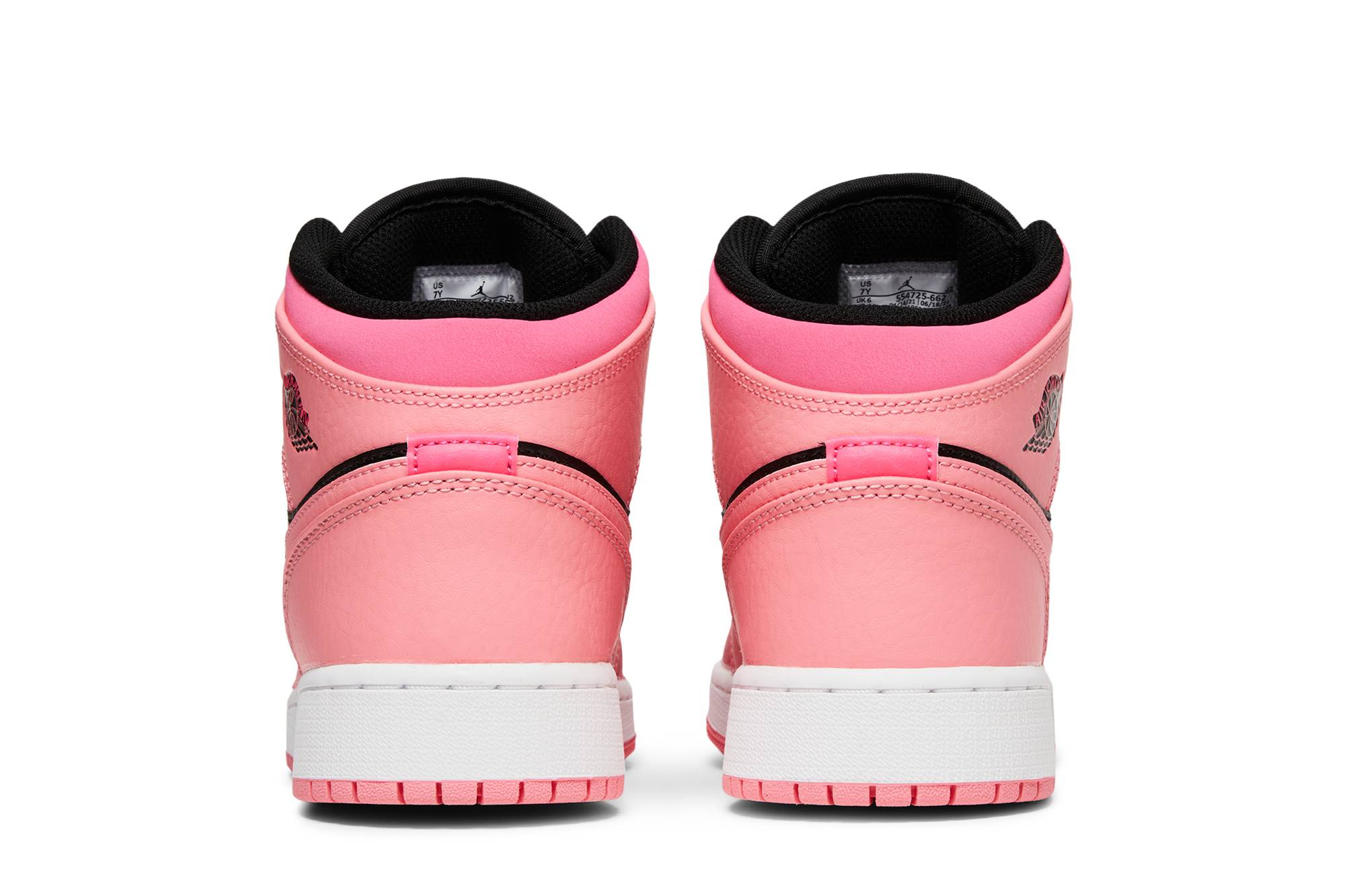 (Grade School) Air Jordan 1 Mid 'Coral Chalk' 554725-662 - Image 6