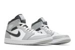 Air Jordan 1 Mid ‘Light Smoke Grey’ 554724-078 Wabasta store