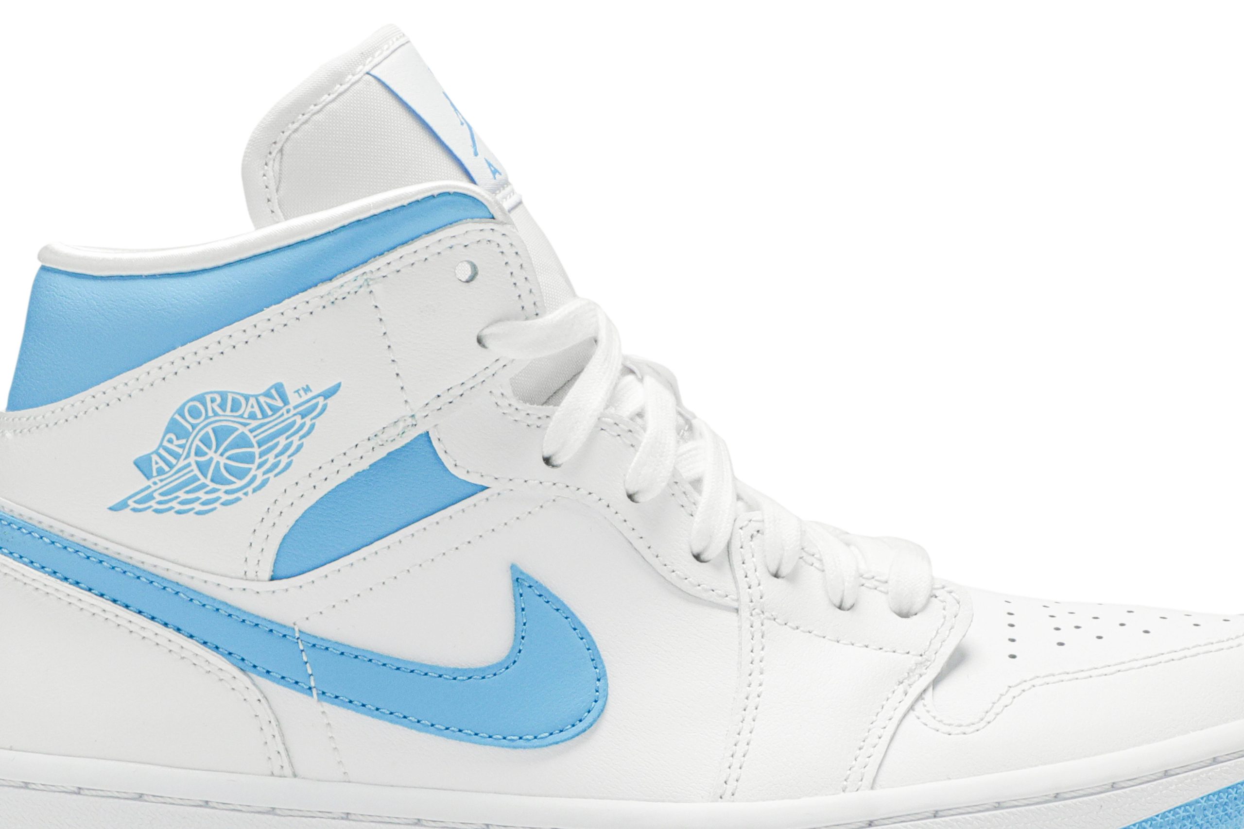 (Women) Air Jordan 1 Mid 'UNC' BQ6472-114 - Image 2