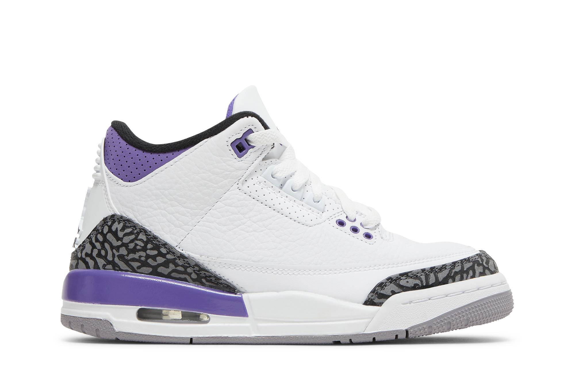 (Grade School) Air Jordan 3 Retro Dark Iris DM0967-105 Skidge