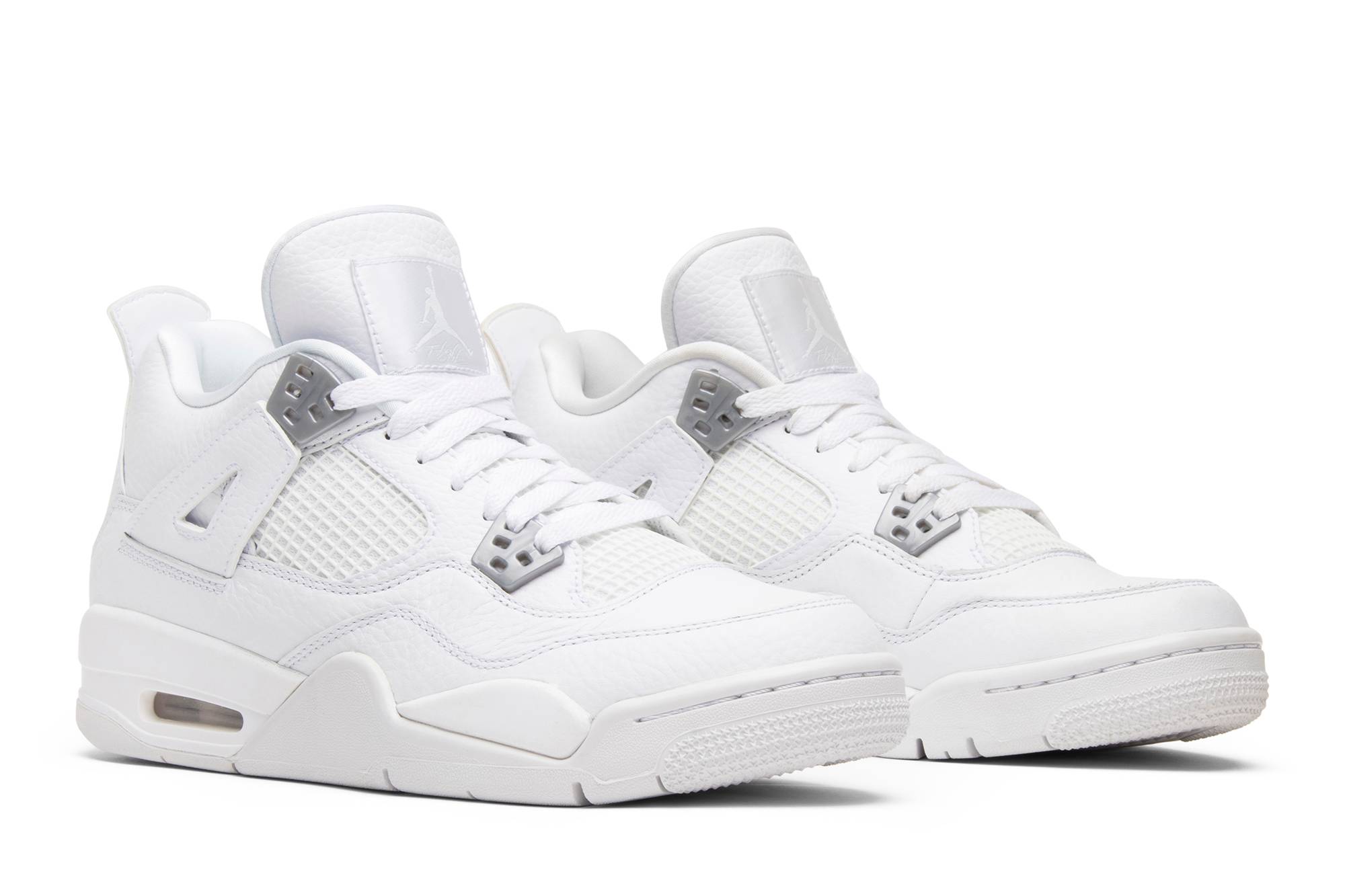 (Grade School) Air Jordan 4 Retro 2017 Pure Money 408452-100 Skidge - Image 8