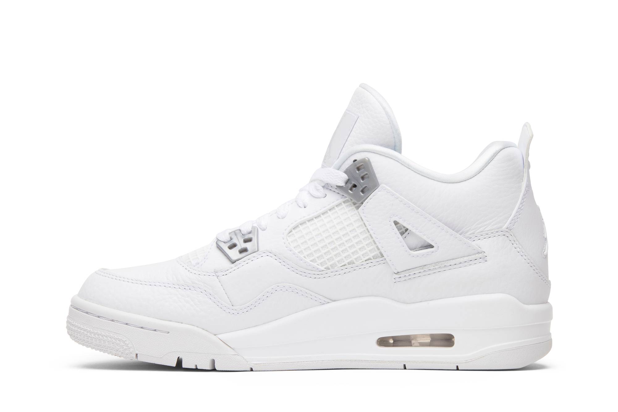 (Grade School) Air Jordan 4 Retro 2017 Pure Money 408452-100 Skidge - Image 3