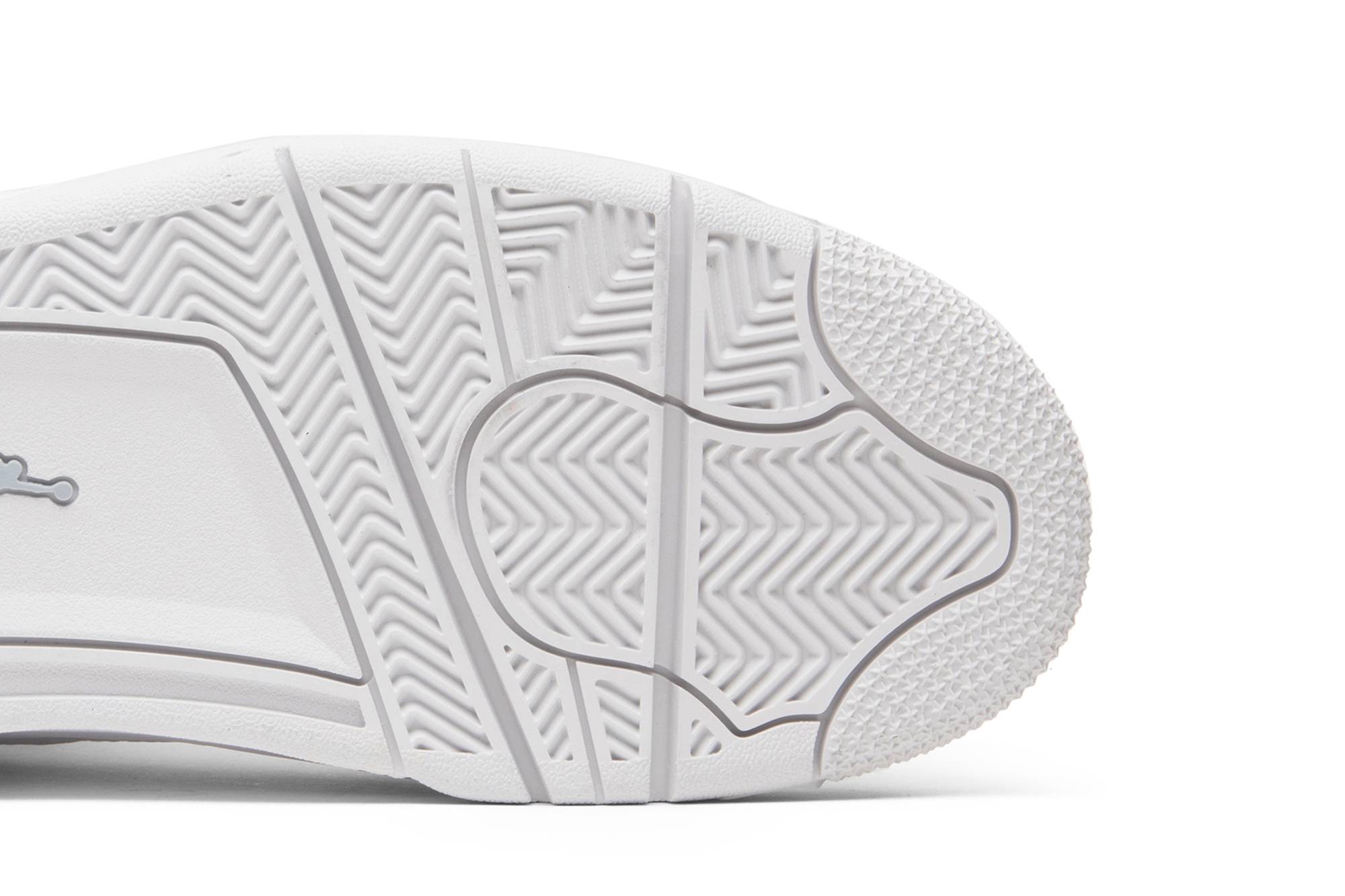 (Grade School) Air Jordan 4 Retro 2017 Pure Money 408452-100 Skidge - Image 5