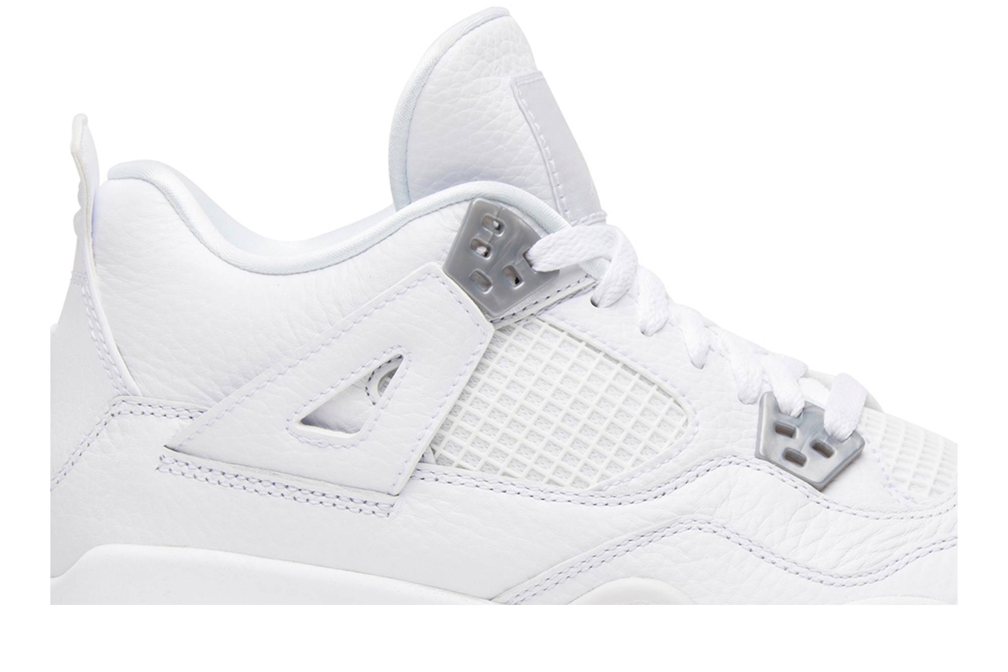 (Grade School) Air Jordan 4 Retro 2017 Pure Money 408452-100 Skidge - Image 2