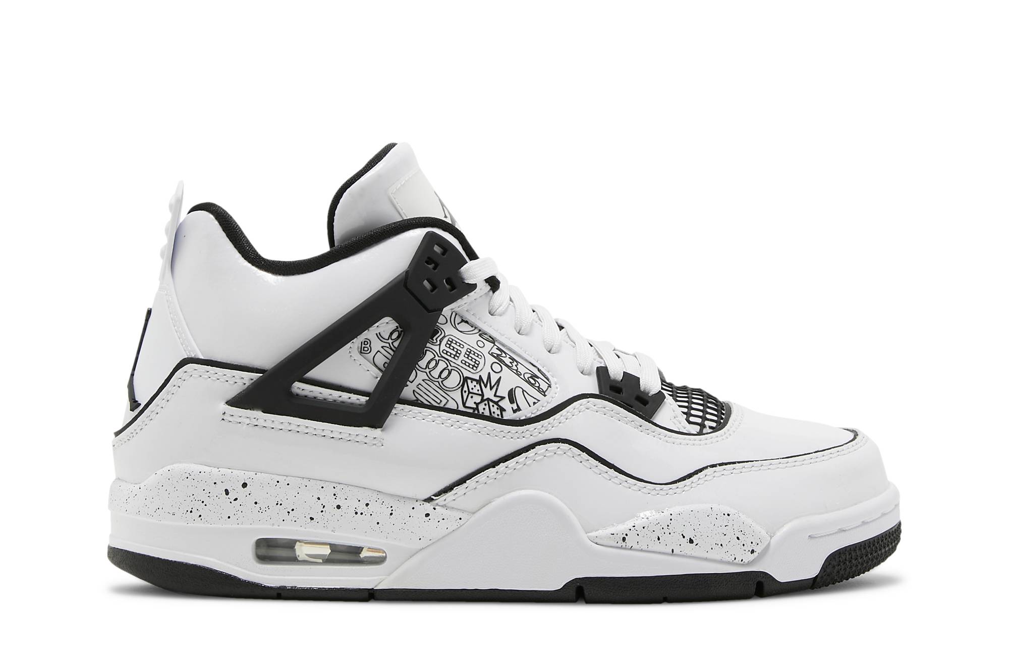 (Grade School) Air Jordan 4 Retro DIY DC4101-100 Skidge