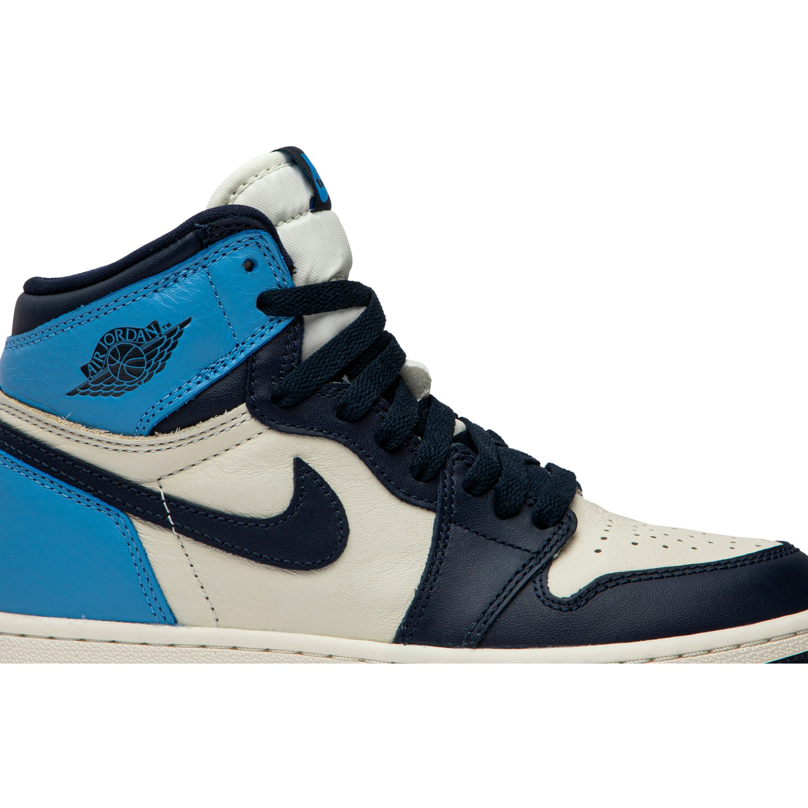 (Grade School) Air Jordan 1 Retro High OG Obsidian 575441-140 Skidge - Image 2
