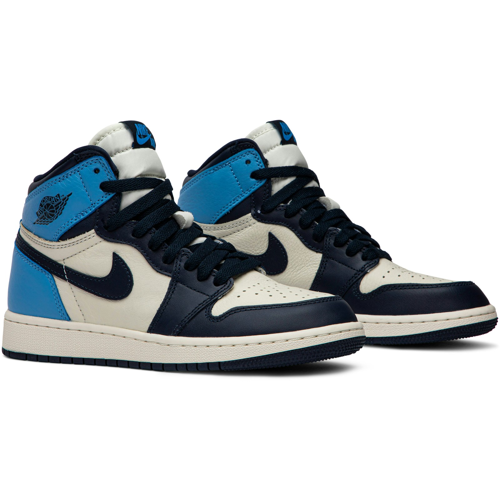 (Grade School) Air Jordan 1 Retro High OG Obsidian 575441-140 Skidge - Image 8