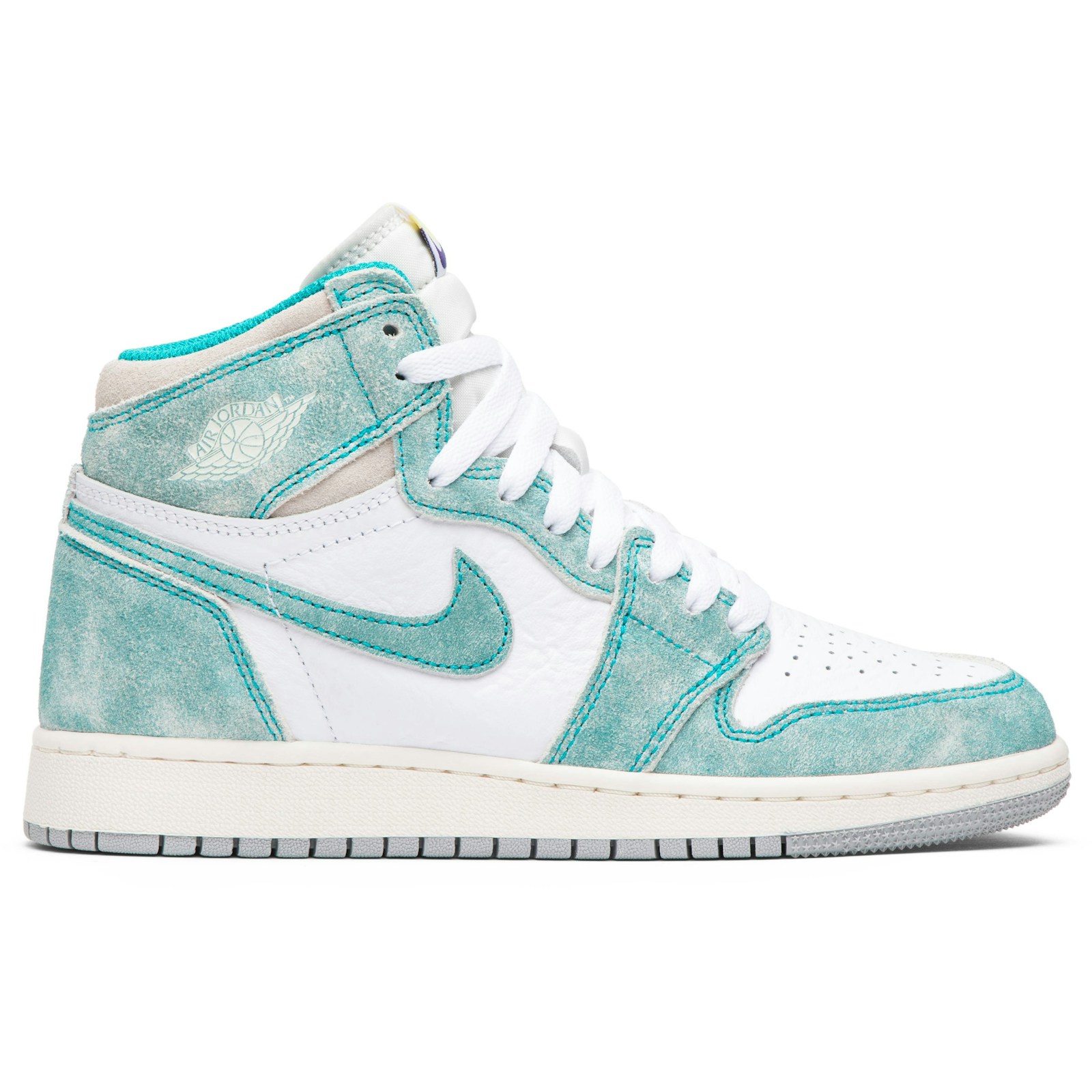 (Grade School) Air Jordan 1 Retro High OG Turbo Green 575441-311 Skidge