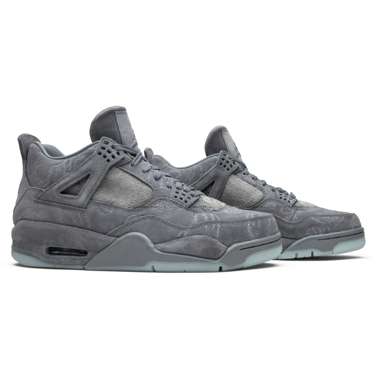 KAWS x Air Jordan 4 Retro Cool Grey 930155-003 Skidge - Image 8