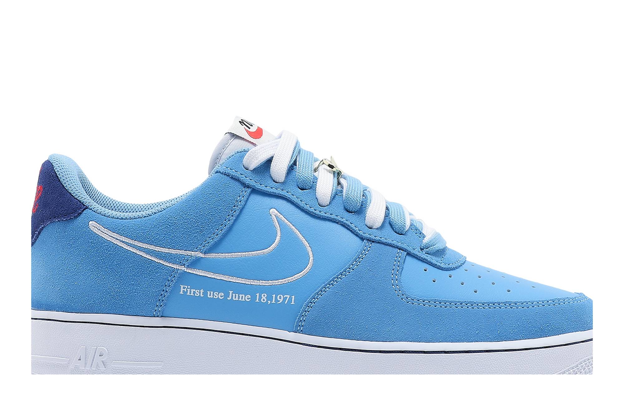 Nike Air Force 1 07 LV8 First Use - University Blue DB3597-400 Skidge - Image 2