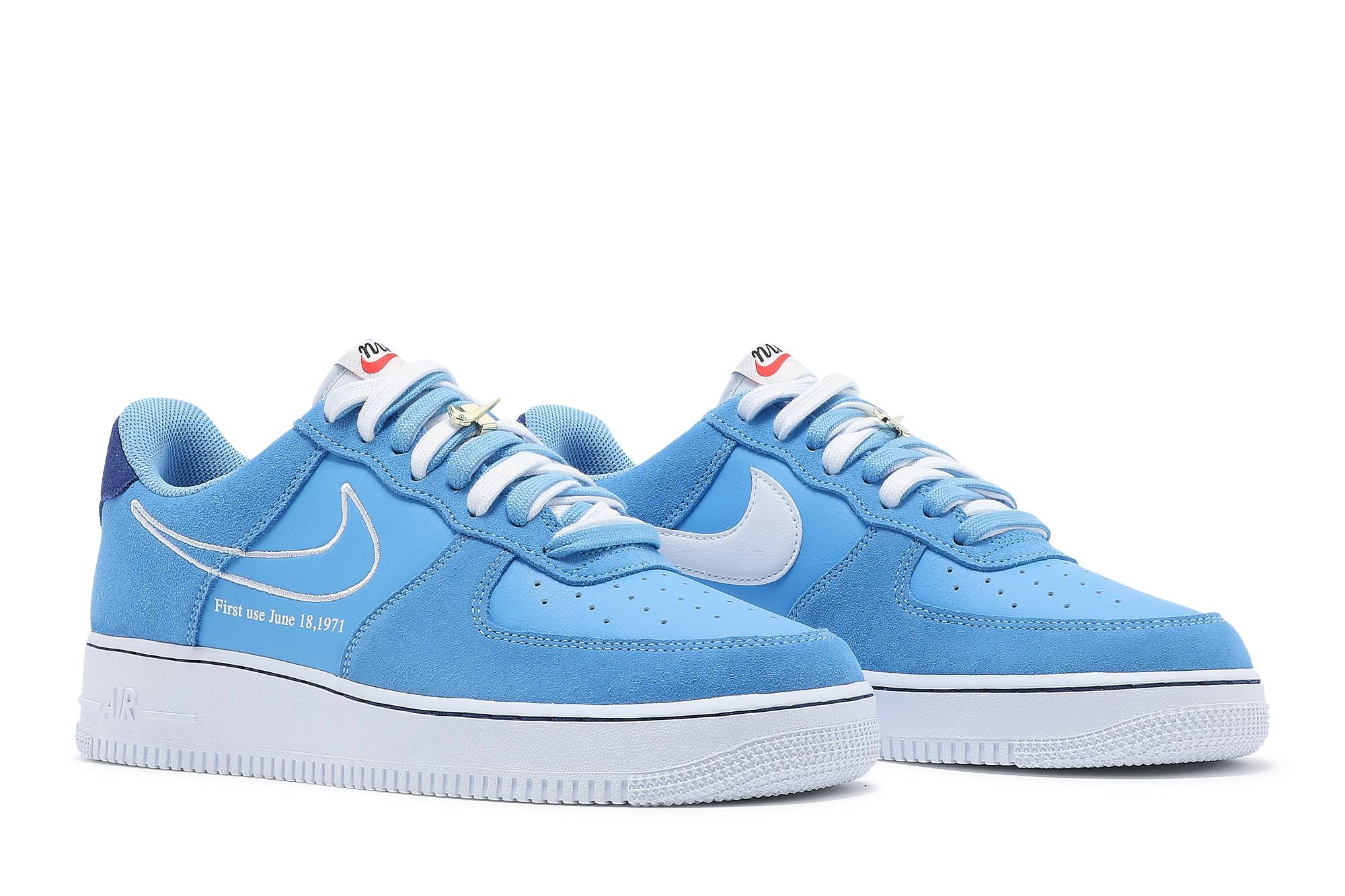 Nike Air Force 1 07 LV8 First Use - University Blue DB3597-400 Skidge - Image 8