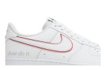 Nike Air Force 1 Low ‘Just Do It White Noble Green Metallic Silver University Red’ DQ0791-100 Wabasta store