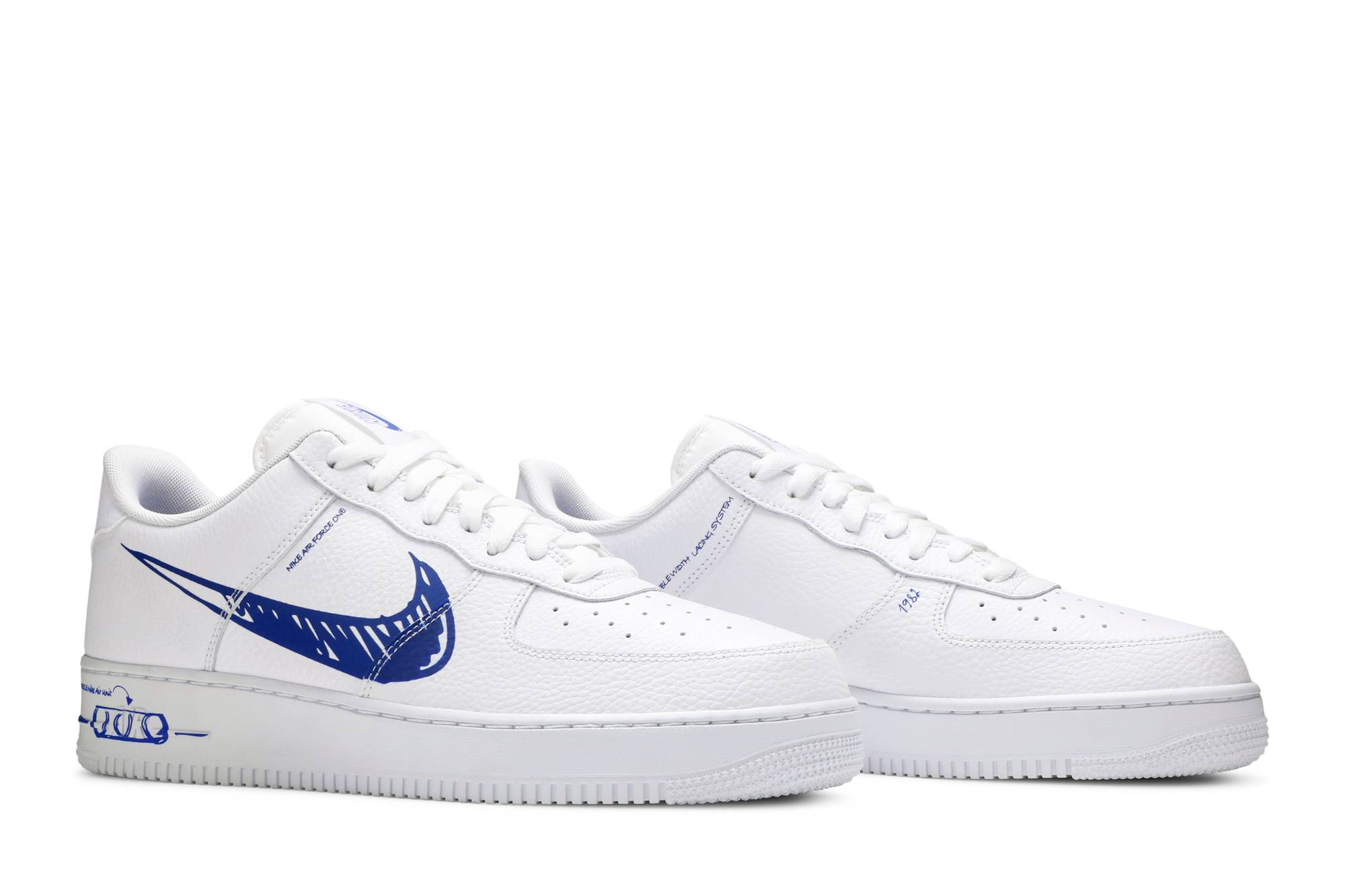 Nike Air Force 1 Low Sketch CW7581-100 Skidge - Image 8