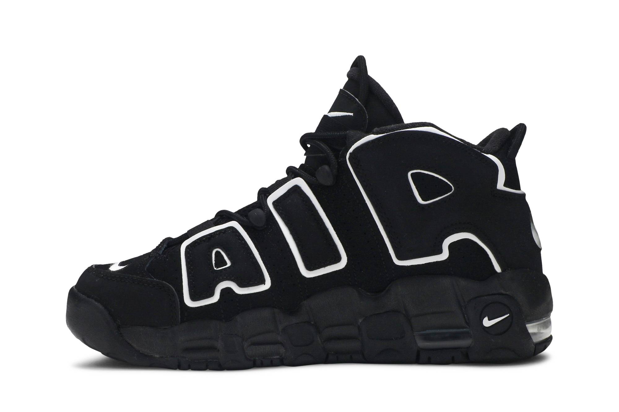 (Grade School) Nike Air More Uptempo 'Black' 2016 415082-002 - Image 3