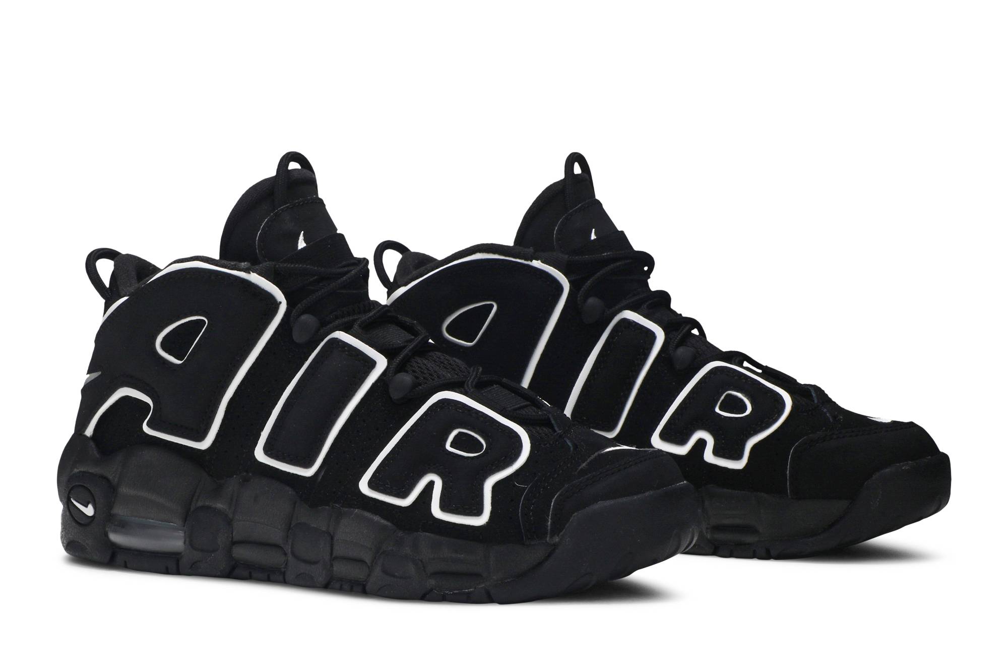 (Grade School) Nike Air More Uptempo 'Black' 2016 415082-002 - Image 8
