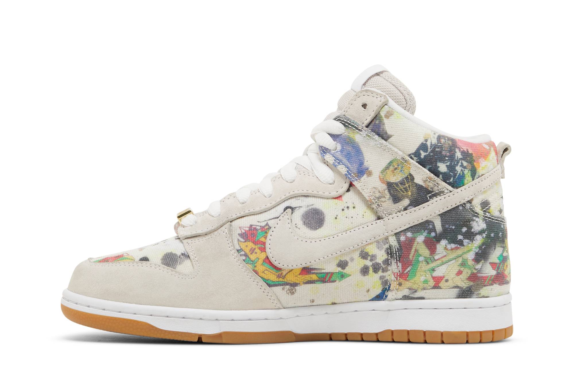 Supreme x Nike SB Dunk High 'Rammellzee' FD8779-100 - Image 3