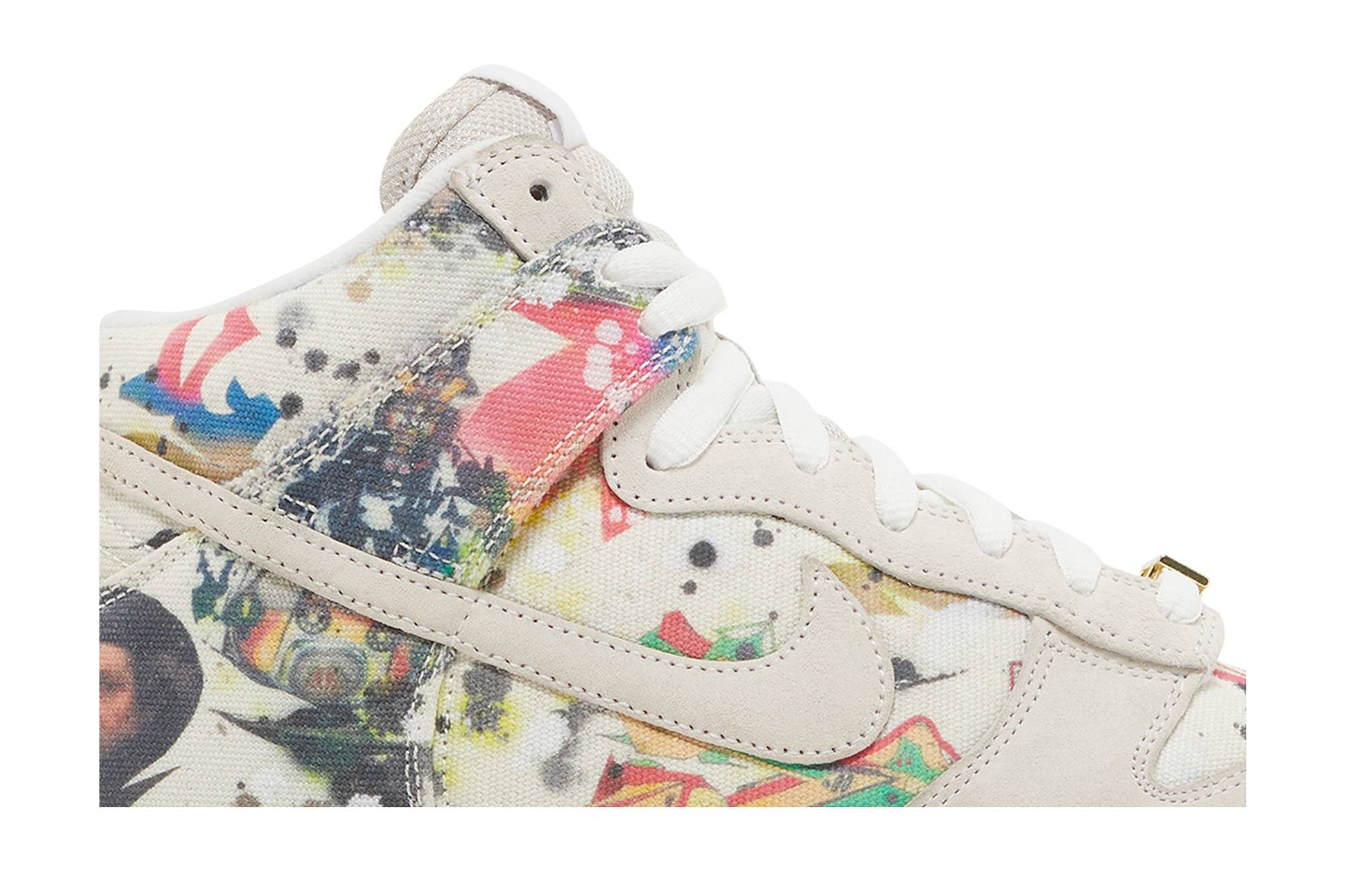 Supreme x Nike SB Dunk High 'Rammellzee' FD8779-100 - Image 2
