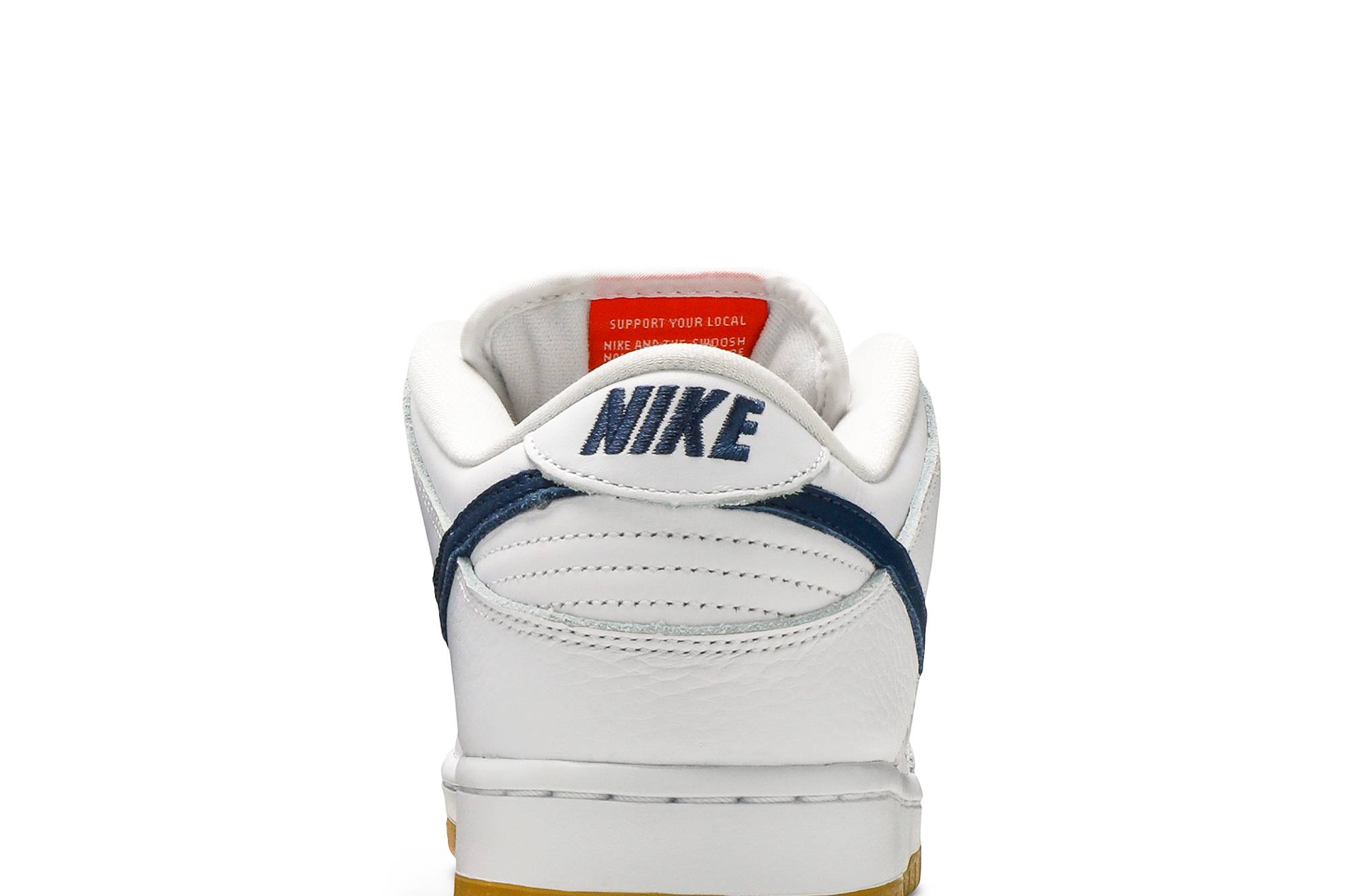 Nike SB Dunk Low Pro ISO Orange Label White Navy CZ2249-100 Skidge - Image 7