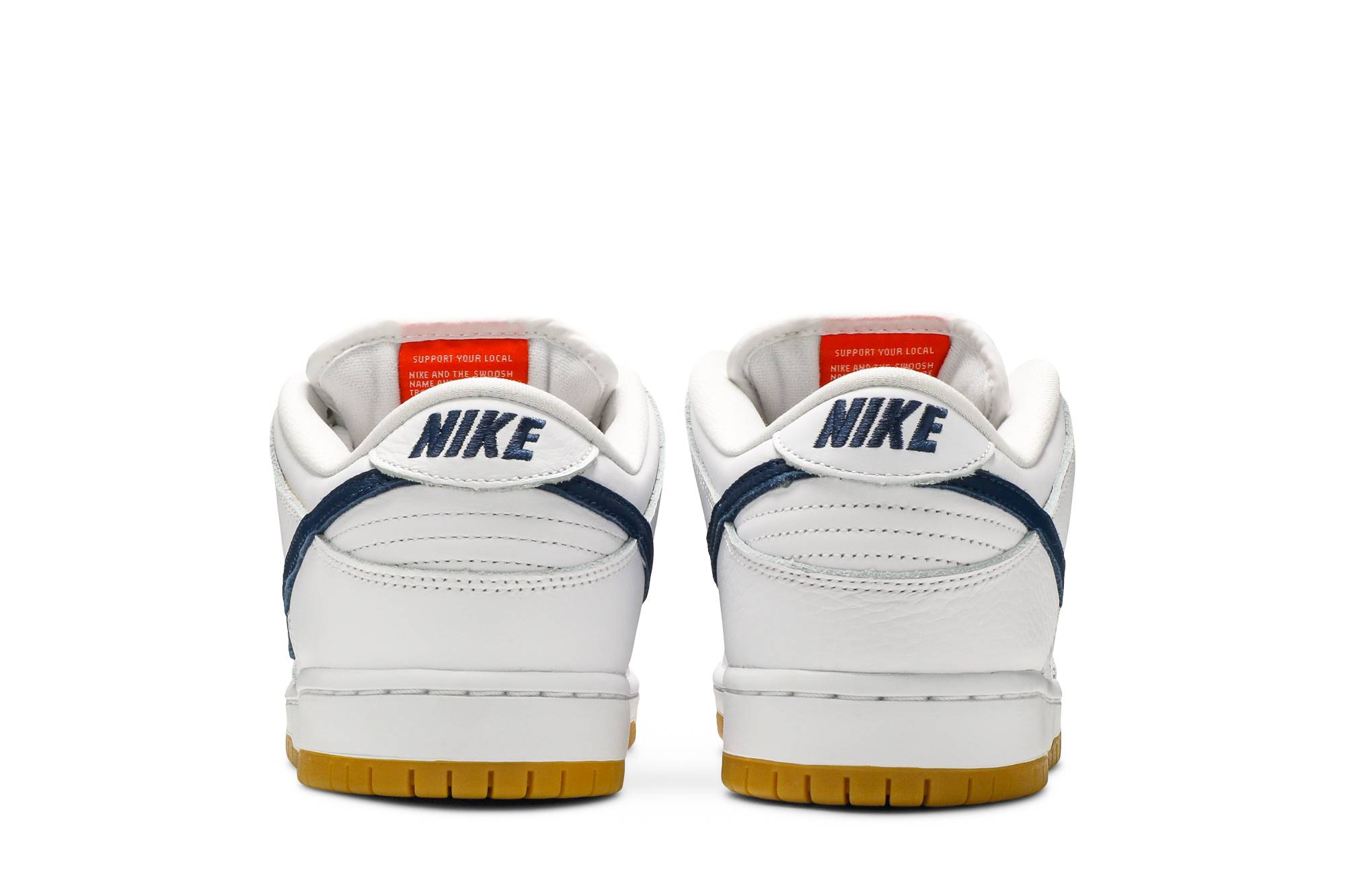 Nike SB Dunk Low Pro ISO Orange Label White Navy CZ2249-100 Skidge - Image 6