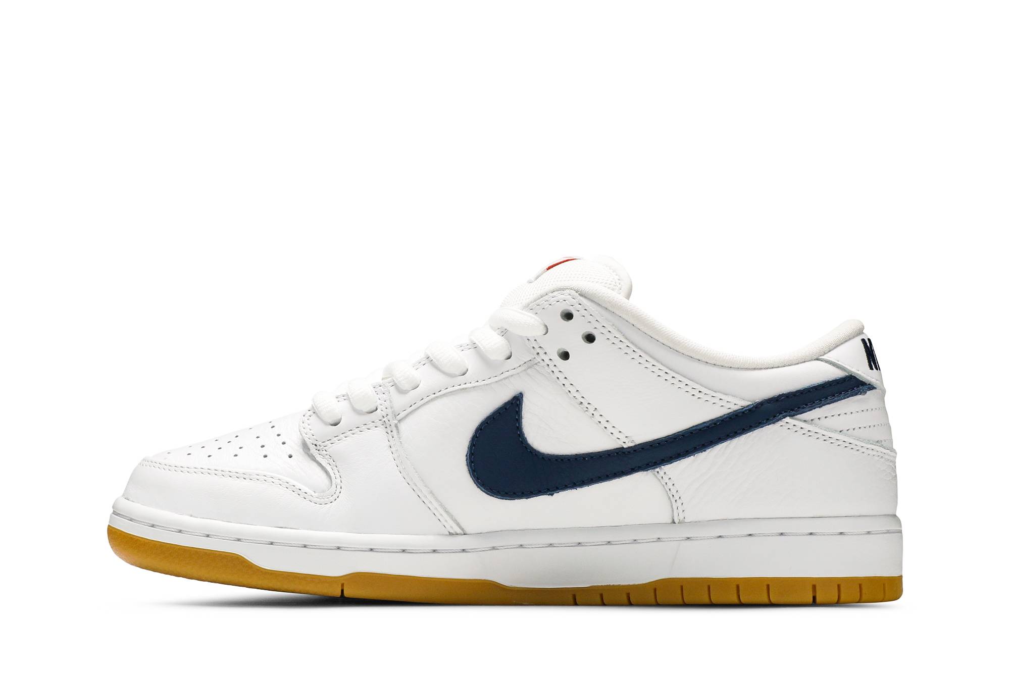 Nike SB Dunk Low Pro ISO Orange Label White Navy CZ2249-100 Skidge - Image 3