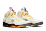 Off-White x Air Jordan 5 SP ‘Sail’ [also worn by DJ Love] DH8565-100 Wabasta store