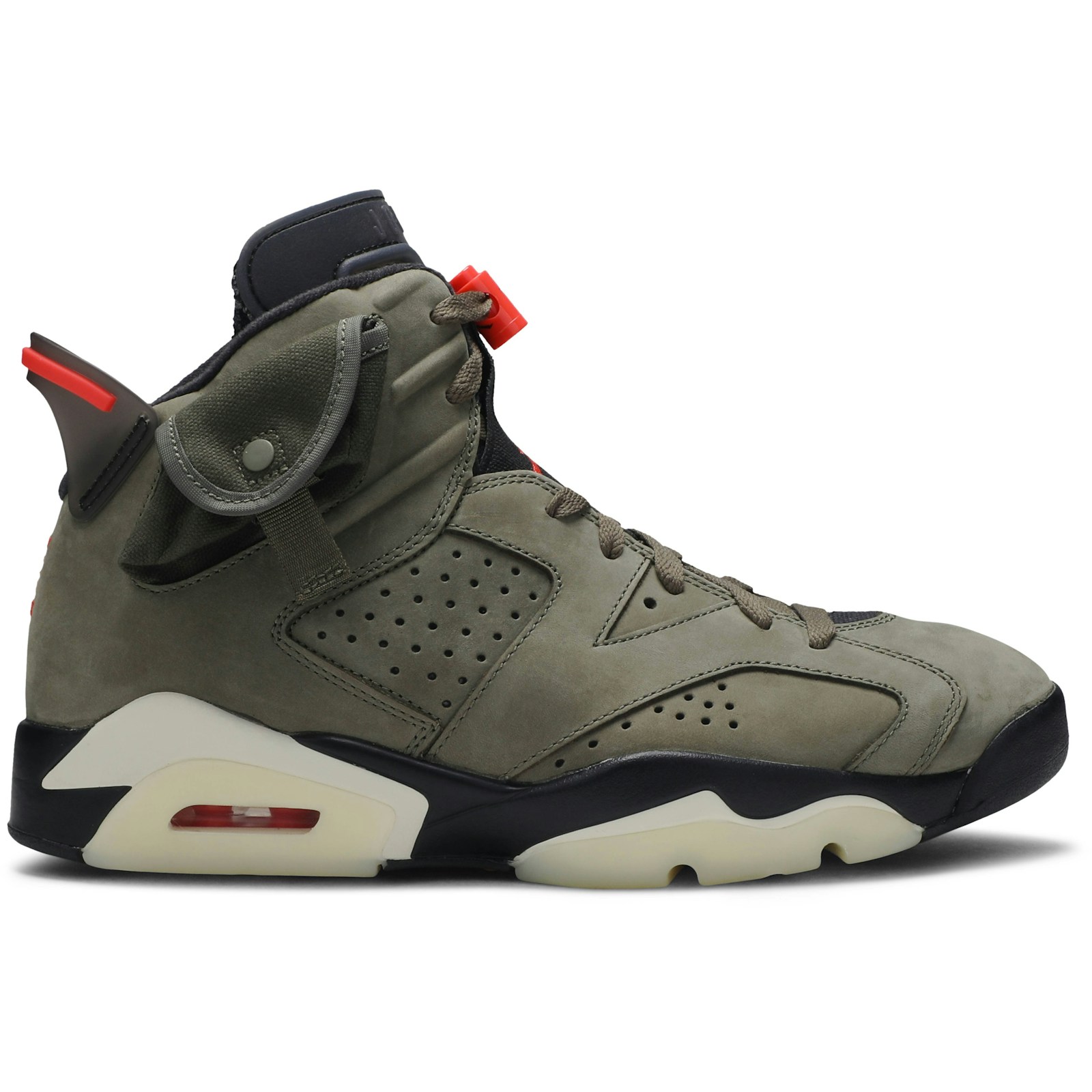 Travis Scott x Air Jordan 6 Retro Olive CN1084-200 Skidge