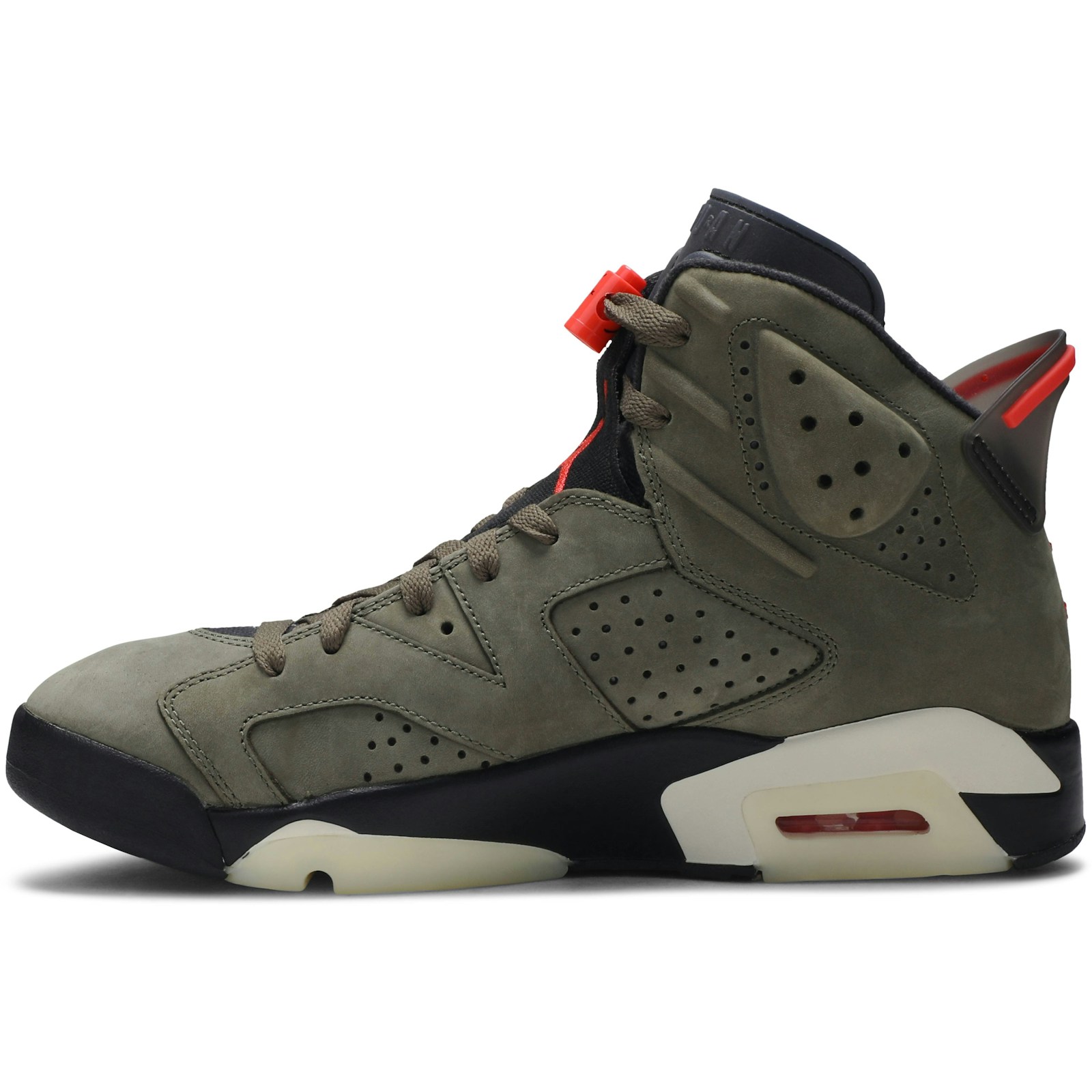 Travis Scott x Air Jordan 6 Retro Olive CN1084-200 Skidge - Image 3