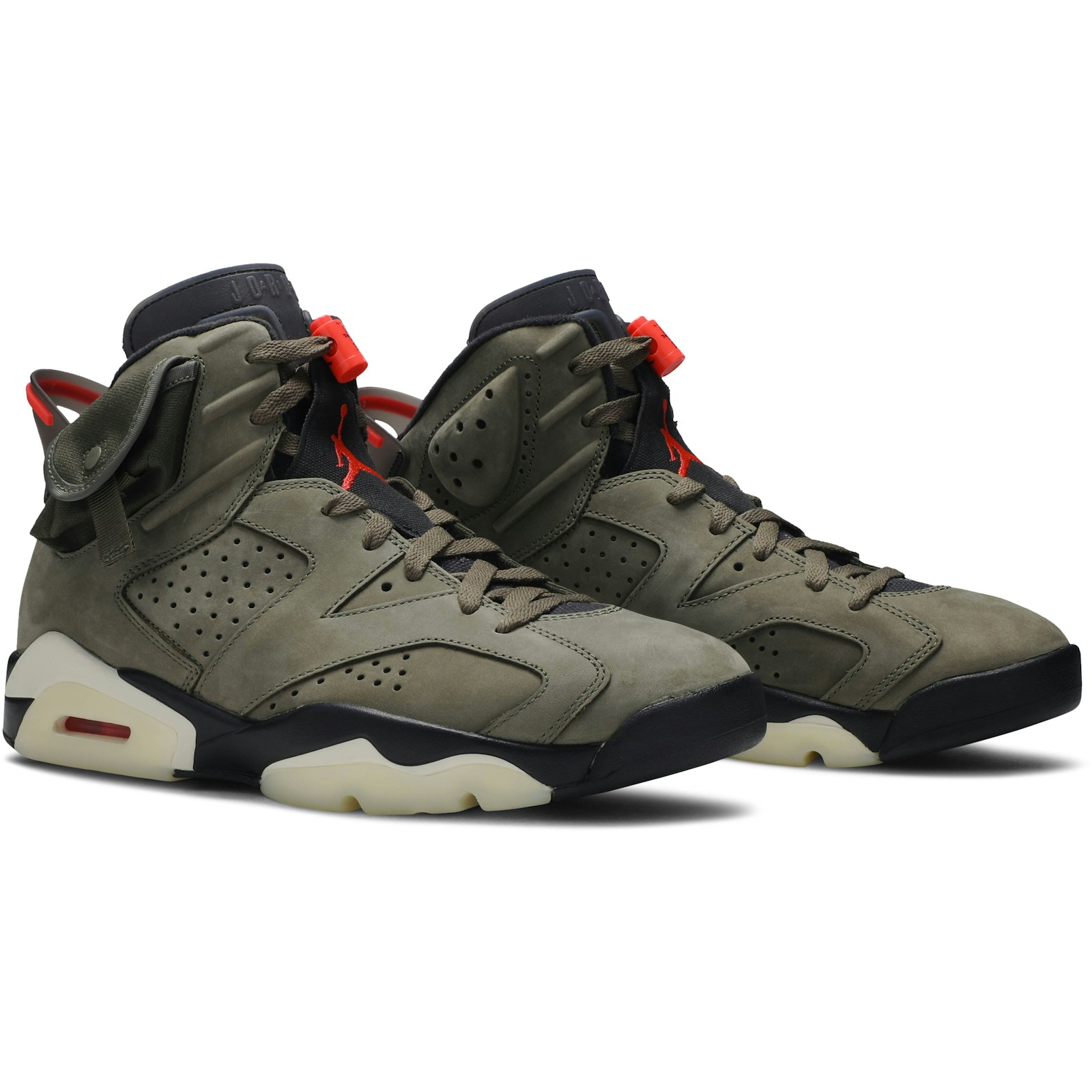 Travis Scott x Air Jordan 6 Retro Olive CN1084-200 Skidge - Image 8
