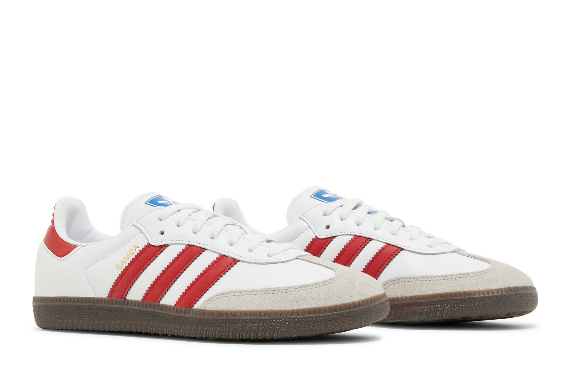 adidas Samba OG 'White Better Scarlet' IG1025 - Image 6