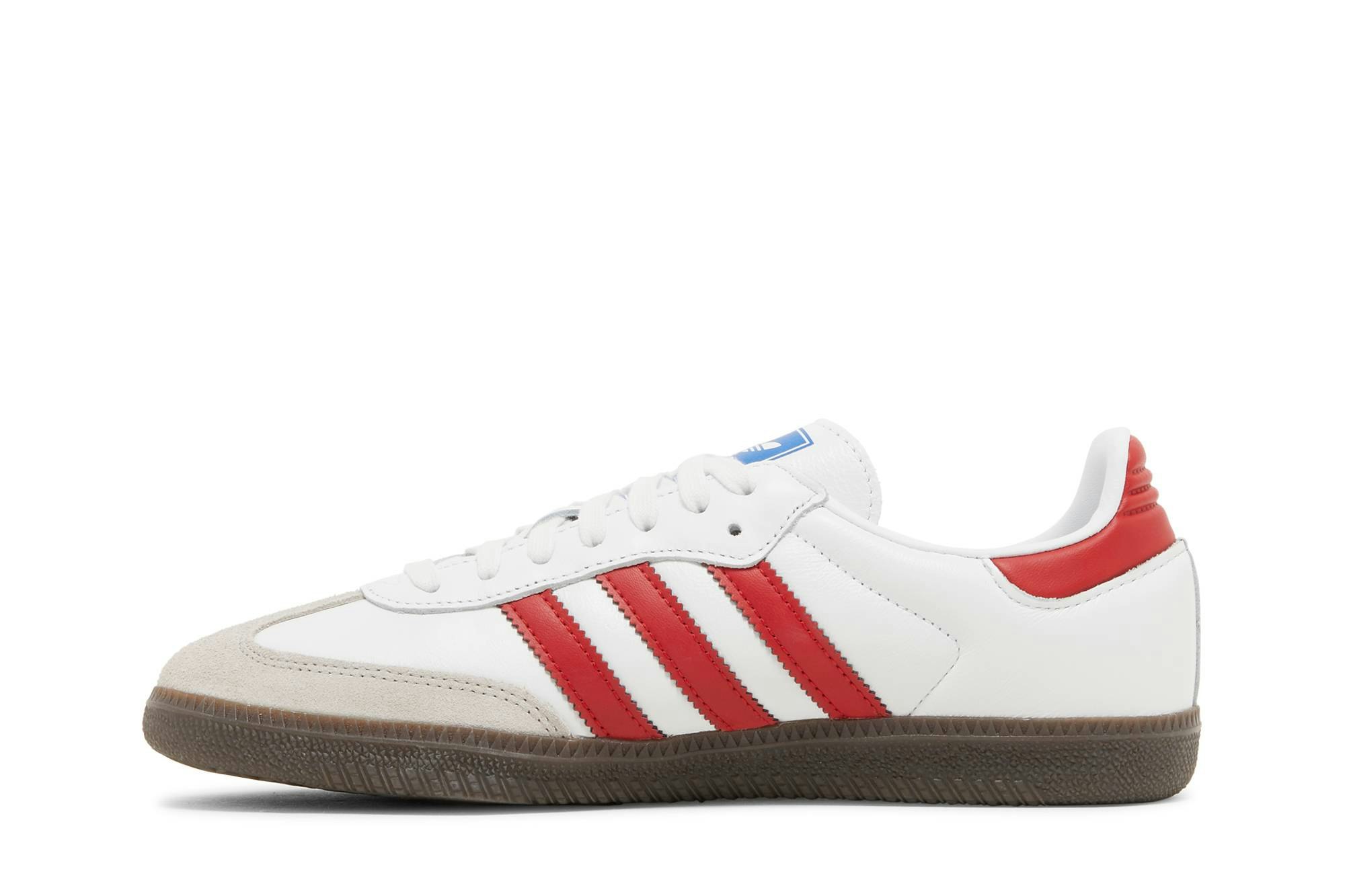 adidas Samba OG 'White Better Scarlet' IG1025 - Image 8