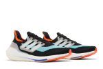 adidas UltraBoost 21 Black Pulse Aqua S23867 WABT