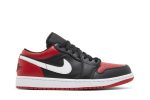 Air Jordan 1 Low Alternate Bred Toe 553558-066 WABT