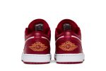 Air Jordan 1 Low ‘Cardinal Red’ 553558-607 WABT