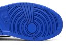 Air Jordan 1 Mid Black Hyper Royal 554724-068 WABT