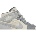 Air Jordan 1 Mid Coconut Milk Particle Grey DN4281-100 WABT