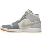 Air Jordan 1 Mid Coconut Milk Particle Grey DN4281-100 WABT
