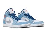 Air Jordan 1 Mid ‘French Blue Fire Red’ DN3706-401 WABT