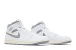 Air Jordan 1 Mid Neutral Grey 554724-135 WABT