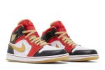 Air Jordan 1 Mid XQ ‘White Black Sport Red’ 2022 DV0576-176 WABT