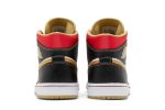 Air Jordan 1 Mid XQ ‘White Black Sport Red’ 2022 DV0576-176 WABT