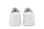 (GS) Air Jordan 1 Low Triple White 553560-130 WABT