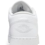 (GS) Air Jordan 1 Low Triple White 553560-130 WABT