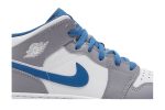 (GS) Air Jordan 1 Mid ‘Cement True Blue’ DQ8423-014 WABT